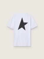 White Star Collection T-shirt with contrasting black logo and star - Image 2