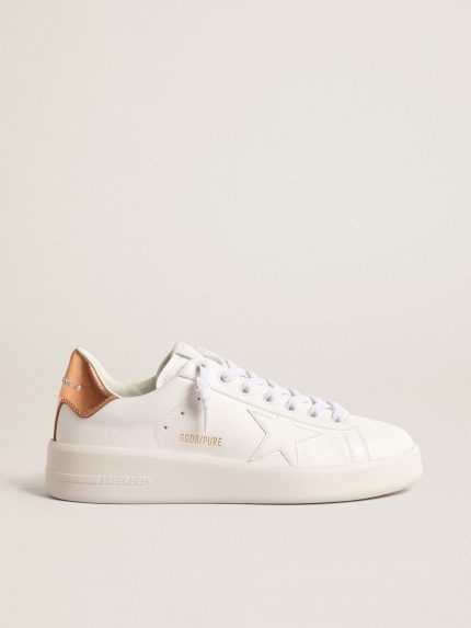 Women's bio-based Purestar with bronze metallic leather heel tab