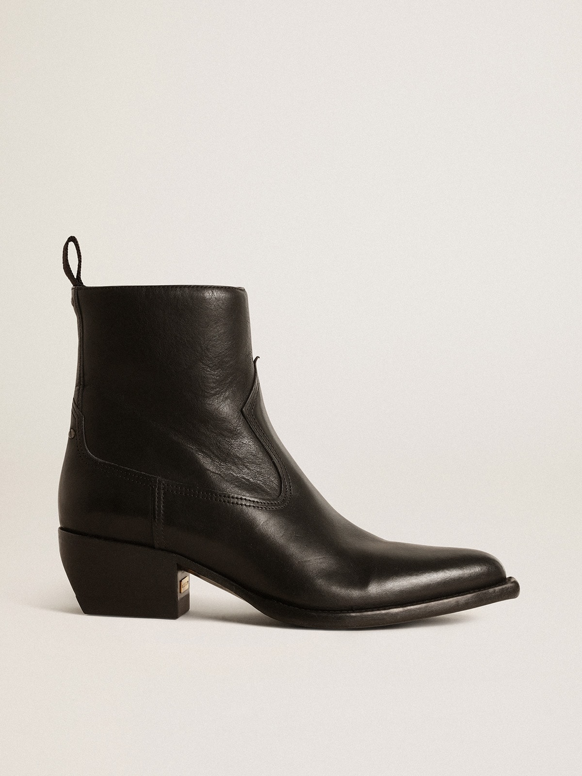1753acf74f973e67e607bc92d691ca4ce497d38246e8ee7b3df15736bd2a393b Women's Debbie boots in black leather - Image 1