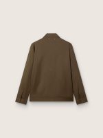Men's wool gabardine coach jacket with embroidery - Image 2