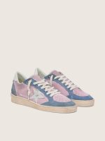 Women's Ball Star LTD in lilac suede with white star - Image 2
