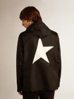 Men's windcheater with contrasting white logo and star - Image 4