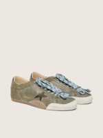 Women's True-Star in olive suede with gold star - Image 7