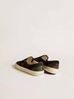 Women's VCE Penstar in black suede with black leather heel tab - Image 4