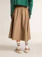 Women's beige circle skirt - Image 4