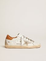 Women's Super-Star sneakers with suede star and brown heel tab