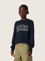 Journey boys' sweatshirt in blue cotton blend with a contrasting logo - Image 5