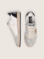 Women's Ball Star in nappa and suede with glitter star and black heel tab - Image 4