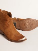 Young ankle boots in cognac-colored suede - Image 3