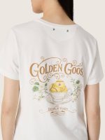 Women's T-shirt with print on the back - Image 5