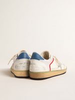 Ball Star in nappa and mesh with silver metallic leather star - Image 5