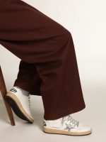 Women's Ball Star in nappa with silver glitter star and heel tab - Image 3