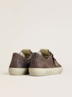 Women's V-Star in brown nubuck with tobacco-colored suede star - Image 4