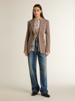 Women's shirt with multicolor floral sequin print - Image 6
