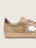 Men's Ball Star LTD in tobacco suede with silver star - Image 4