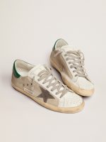 Men's Super-Star in light silver mesh with gray star - Image 2