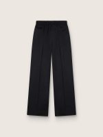 Women's black lightweight wool joggers - Image 2