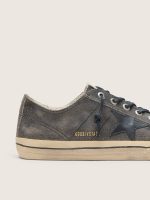 Men's V-Star in black suede with black leather star - Image 5