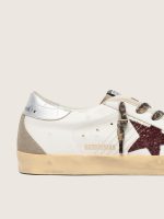Super-Star with burgundy glitter star and silver heel tab - Image 5