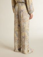 Women's multicolor joggers with floral print - Image 4
