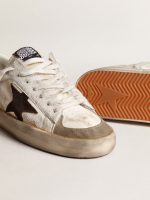 Men's Stardan in nappa and pony skin with brown suede star - Image 3