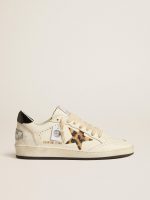 Women's Ball Star with leopard-print star embellished with Swarovski crystal