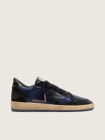 Women's Ball Star LTD in dark blue and black suede with black star