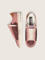 Men's Stardan in pink suede with beige star - Image 3