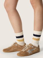 Women's Marathon Speed with tobacco suede upper and silver star - Image 3
