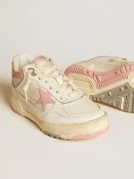 Men's Forty2 with pink star and white leather heel tab - Image 4