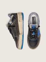 Women's Forty2 in black foam rubber and leather with TPU star and black leather heel tab - Image 3