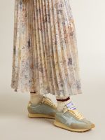 Women's Marathon with light blue nylon upper and pastel blue star - Image 3