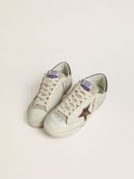Men's Super-Star LTD in suede with brown leather star and metallic leather heel tab - Image 2