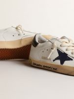 Super-Star Junior in nappa with a printed star and black heel tab - Image 3