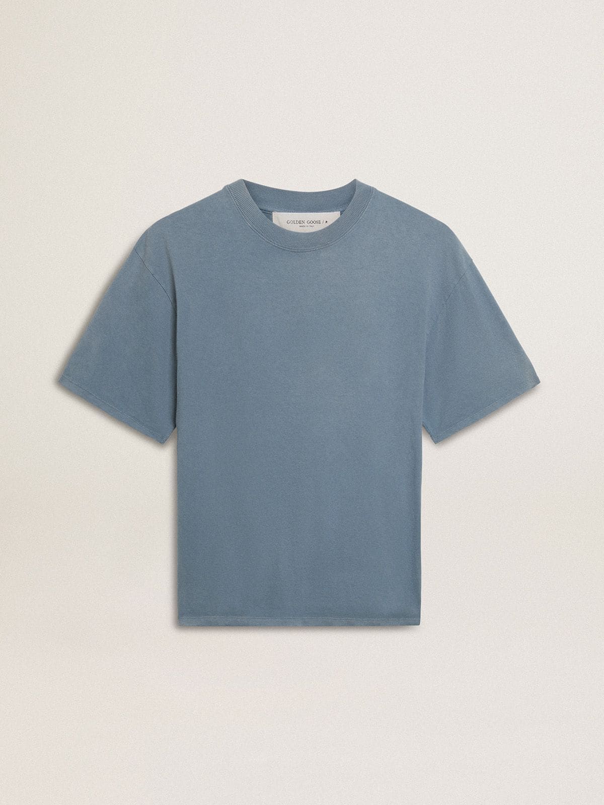 26e00402f50d5dfac9ff12e04364607f568fd1d522077d7e493065e9185222df Baby blue T-shirt with reverse logo on the back - Jersey Capsule - Image 1