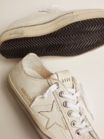 Women's V-Star in vintage effect leather - Image 4