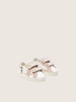 Baby School in nappa with pink suede star and mascot print - Image 2