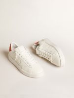 Men's Purestar with white leather star and orange heel tab - Image 2