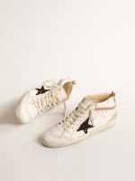 Mid Star in nappa with glitter star and nude leather flash - Image 2