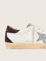 Women's Super-Star with silver glitter star and brown glitter heel tab - Image 5
