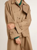 Women's oversized trench coat with crystals - Image 7