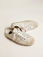 Women's V-Star in vintage effect leather - Image 2