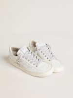 Gray cotton laces with contrasting black logo - Image 3
