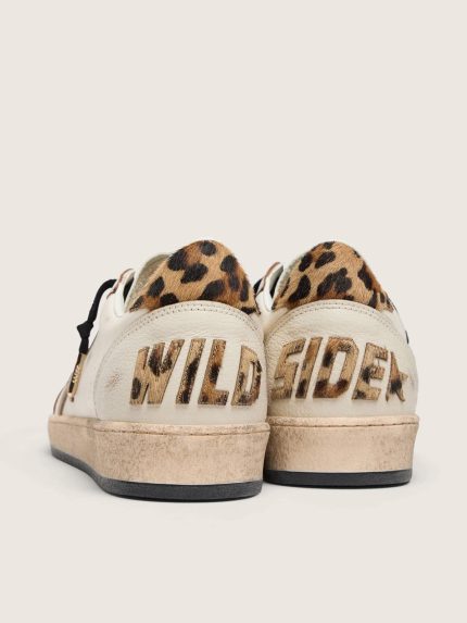 Women's Ball Star Wishes with suede star and leopard-print pony skin heel tab