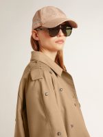 Women's oversized trench coat with crystals - Image 6