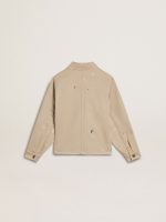 Kids' beige jacket with multicolor splashes - Image 7