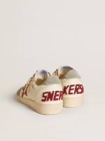 Men's Ball Star LTD in nappa leather with red leather star and gray suede heel tab - Image 4