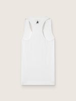 Women's white sports tank top - Image 2