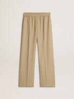 Men's travertine-colored joggers