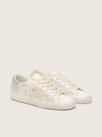 Women's Super-Star with Swarovski crystals and smoke gray leather star - Image 2